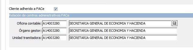 a3erp cliente adherido a FACe